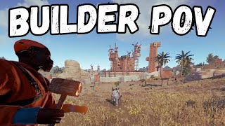 Pro Rust Builder on Forced Wipe - Rust group progression - Builder POV