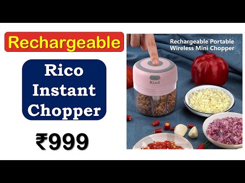 Rechargeable | Cordless Chopper under 1000 Rupees | Rico Instant Chopper | Battery Chopper