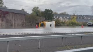 School bus crash along 290 this morning