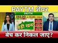 PAYTM share letest news  Paytm stock analysis  Paytm share next Target