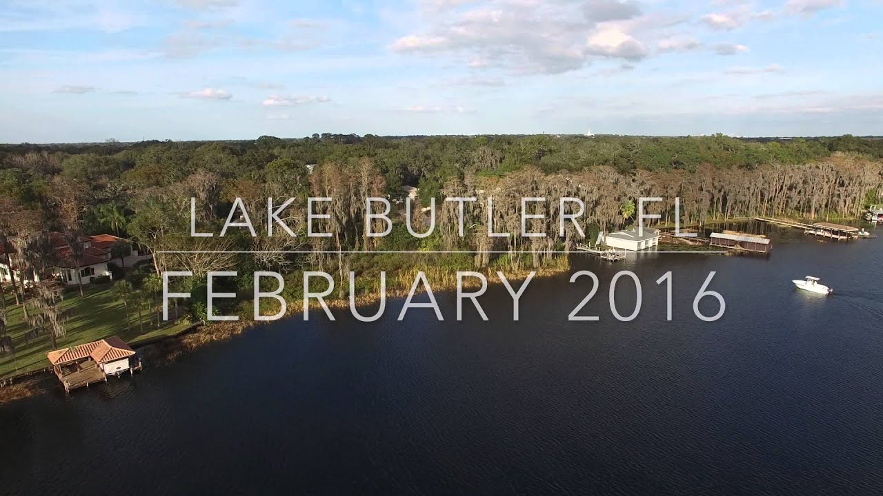 4K DRONE FOOTAGE OF LAKE BUTLER WINDERMERE, FLORIDA YouTube