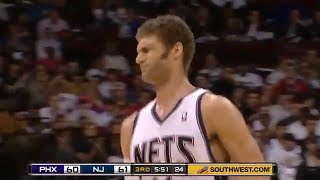 Brook Lopez Nets 28pts 10rebs vs Suns (2011)