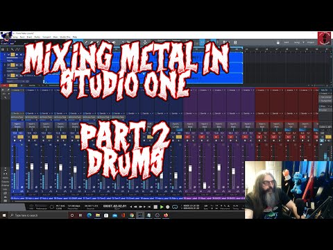 Mixing Metal in Personus Studio One with Stock Plugins Part 2 Drums @SpectreSoundStudios