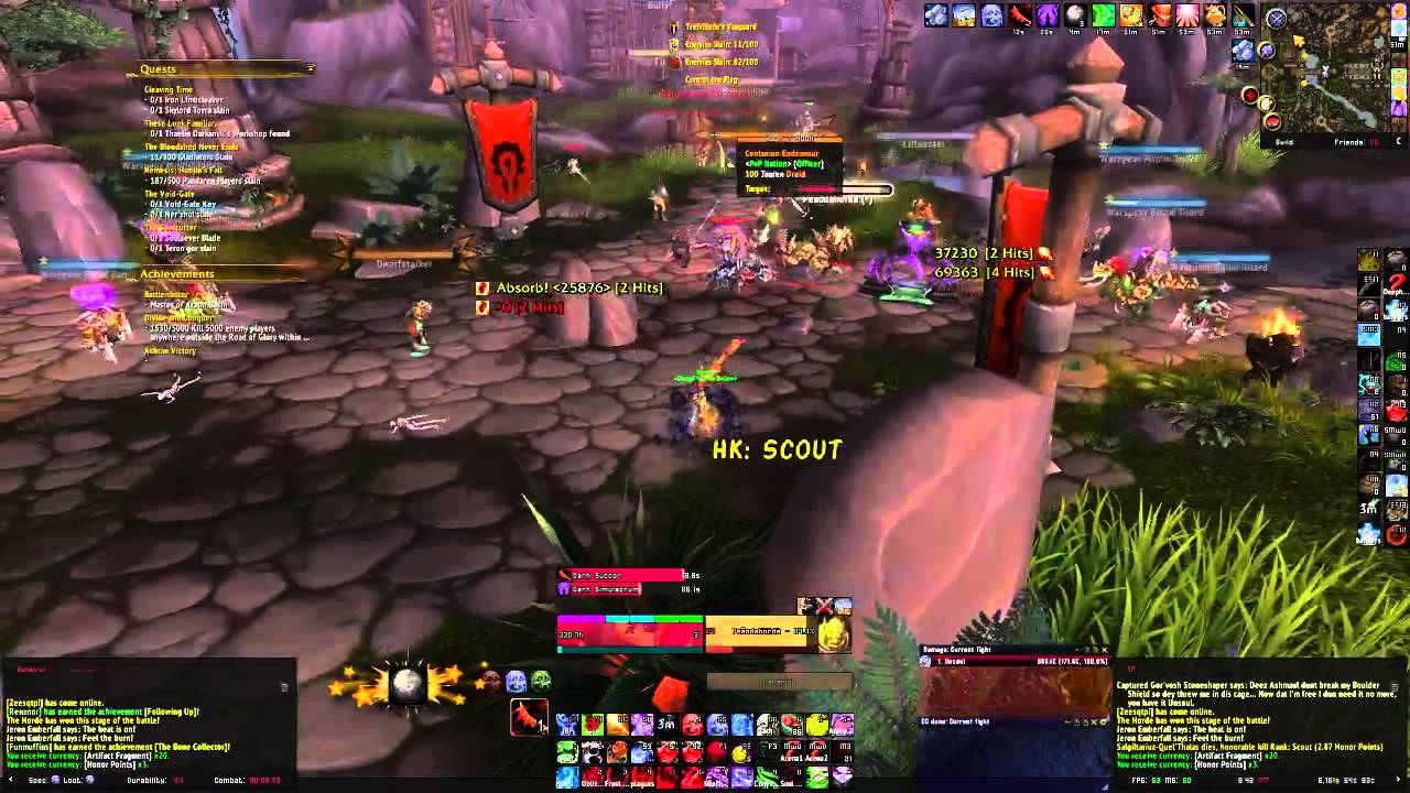 Unsøul DK Ashran Trick Horde Wipe.