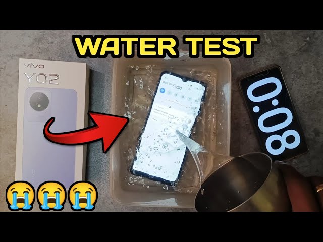 Vivo Y02 Water Test