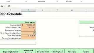 #EMI calculator in Excel sheet steps
