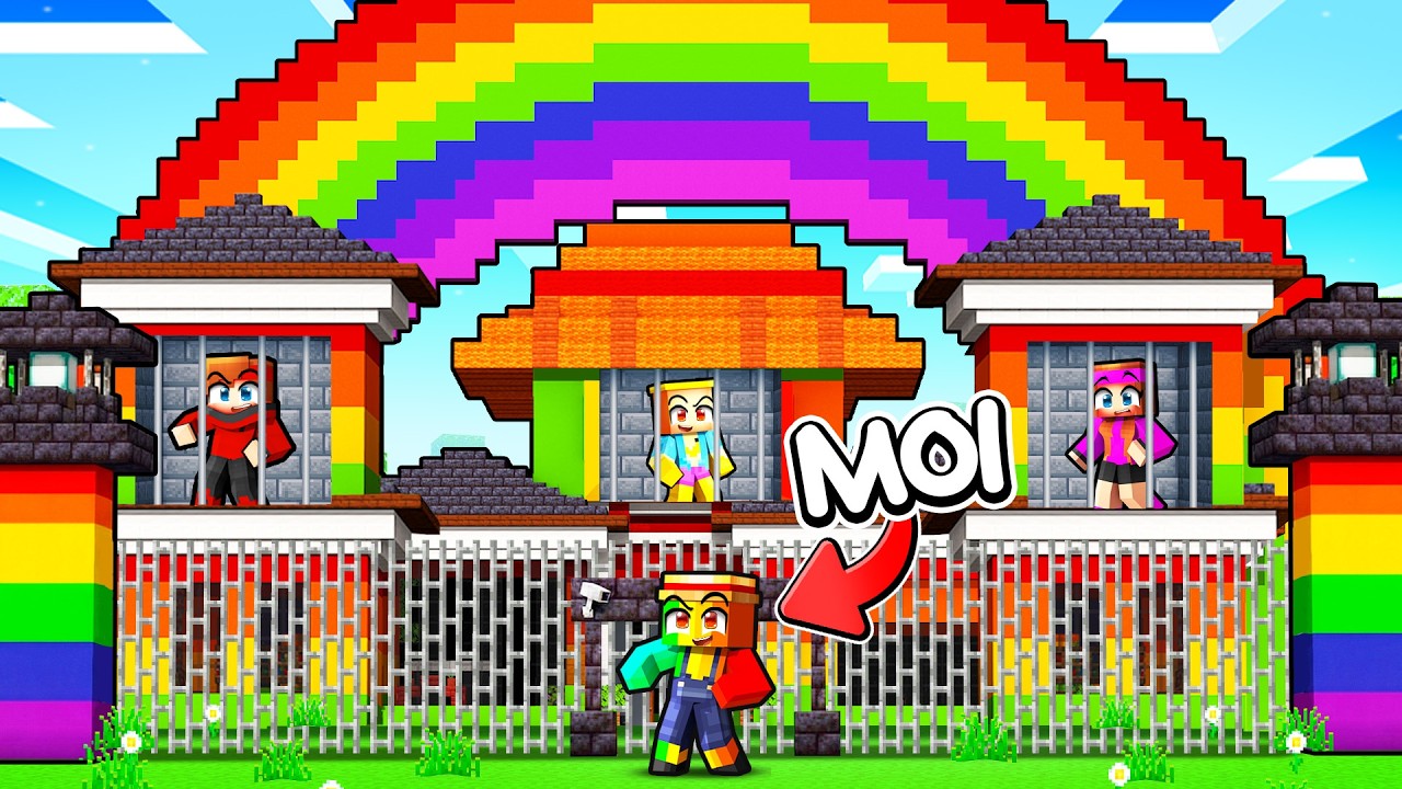 J'ai Construit une PRISON dans ma MAISON sur Minecraft !