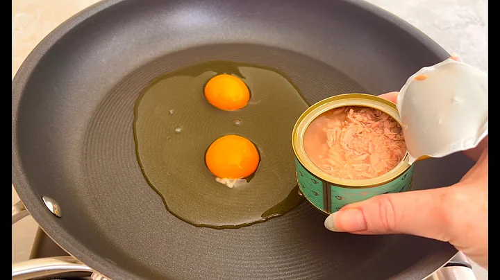 Do you have eggs and canned tuna? Quick and easy breakfast recipe.