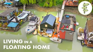 Couple Living in a Beautiful Floating Home on a Peaceful River – Full Tour & How It Works