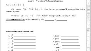 Spring 20 Math 2 Unit 2 Lesson 3
