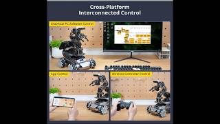 HIWONDER ROS2 Robot Car with OpenClaw Gemini ChatGPT Large AI Models 3D Vision SLAM Mapping 6DOF.