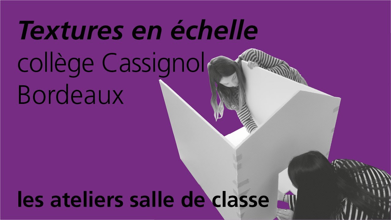 [E.P.S. éducation poétique spatiale] Textures en échelle - collège Cassignol