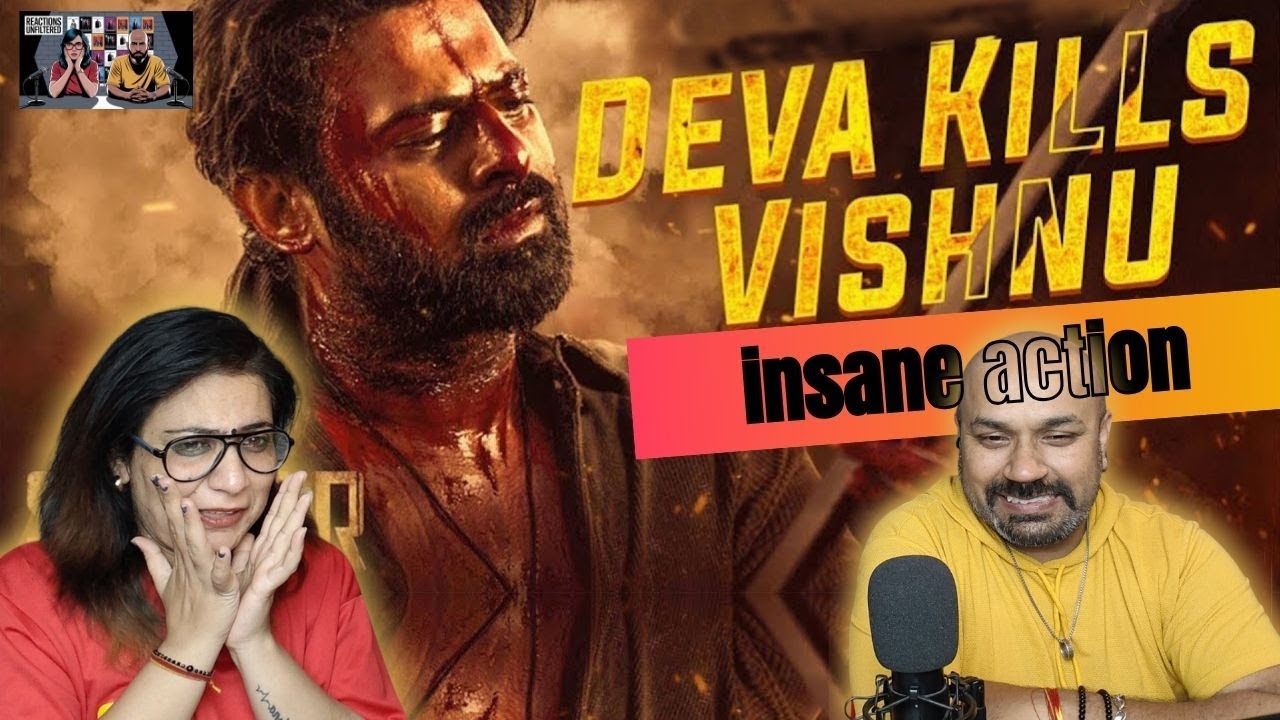 TRIBAL WOMEN'S RESCUE! Prabhas vs. Vishnu | Salaar Movie Scene |  Reactions Unfiltered