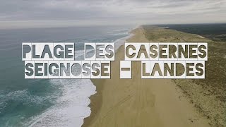 Mañana de surf en Plage des Casernes - Landes