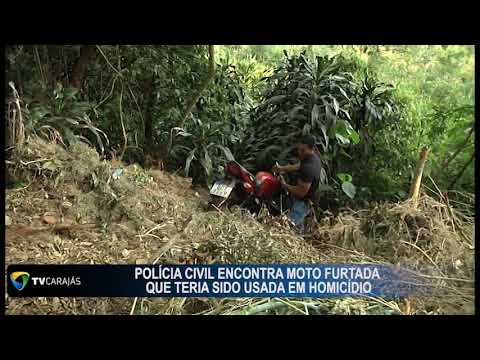 Polícia Civil de Campo Mourão encontra moto furtada que teria sido usada em homícidio