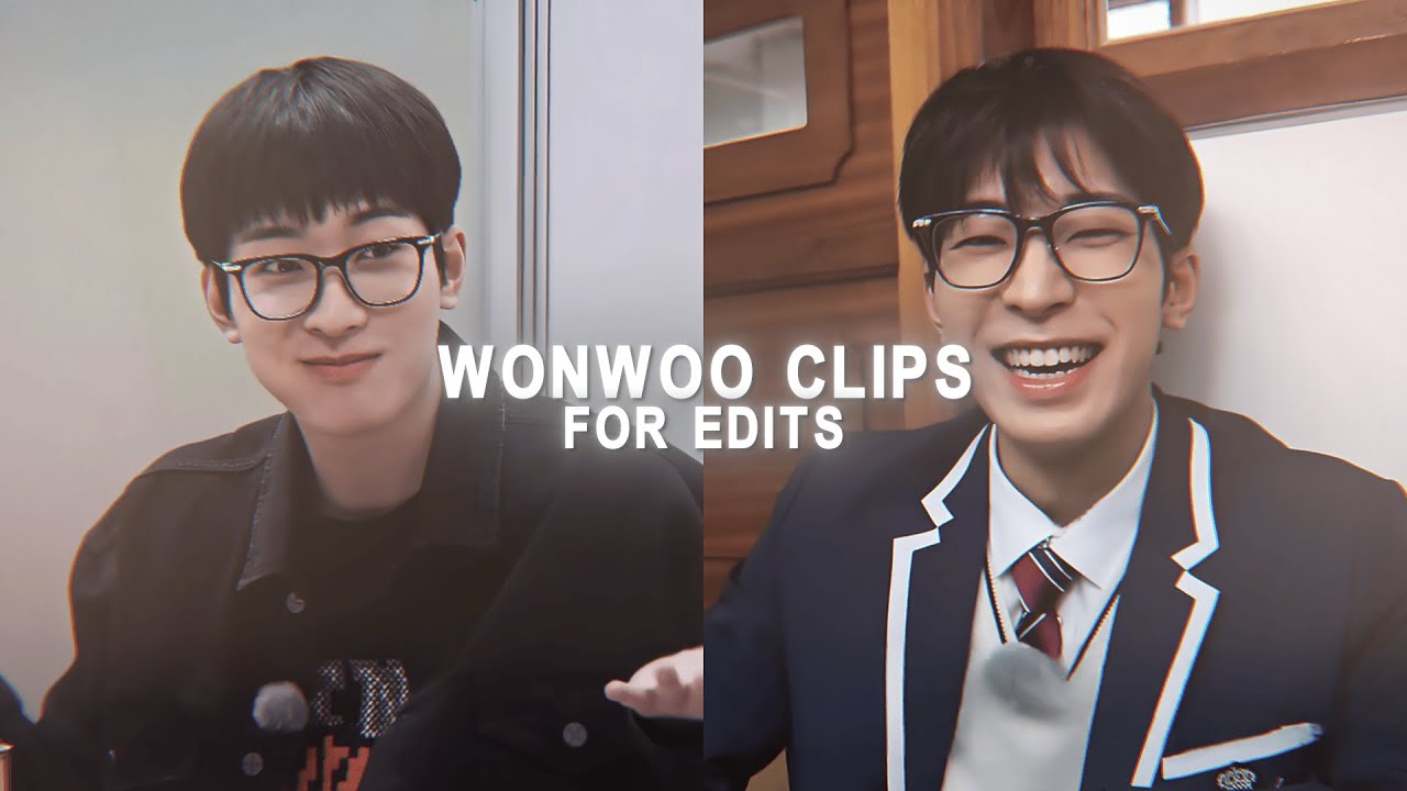 wonwoo cute/soft clips for edits #2