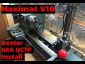 Maximat V10 - Bostar AXA QCTP Install