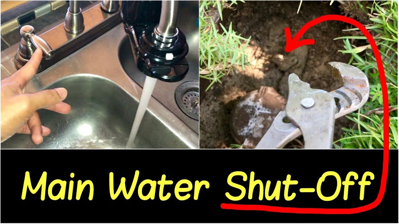 How to Shut Off Main Water Valve Where to Find the Main Water Shut