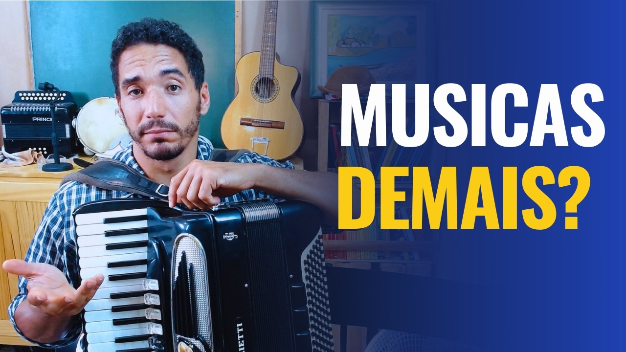 Você estuda MÚSICA DEMAIS (e isso está te travando na sanfona)