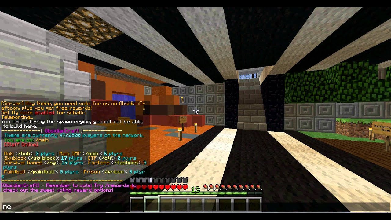 Obsidian Craft The best Minecraft Server in the world! - YouTube