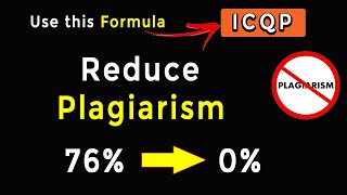 How to Reduce Plagiarism II Simple Steps to Follow I How to Remove Plagiarism II My Research Support