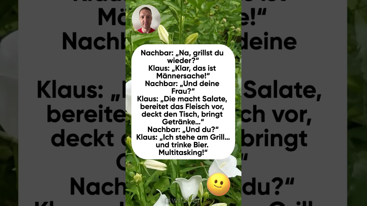 Der Grillmeister 🤣 