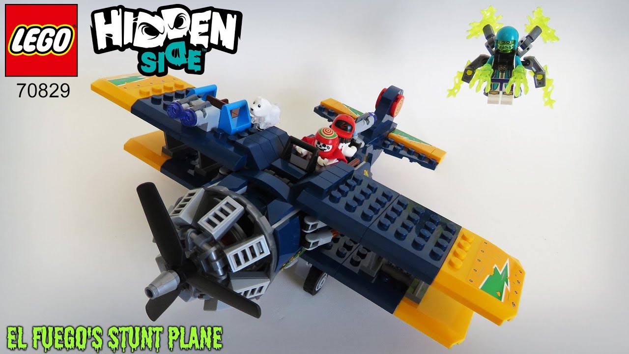 LEGO HIDDEN - El Fuego's Stunt Plane 70429 Speed Building Instructions) -