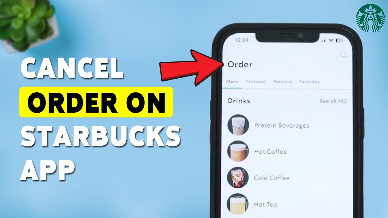 How To Cancel Order On Starbucks App | Starbucks Order Settings 2025