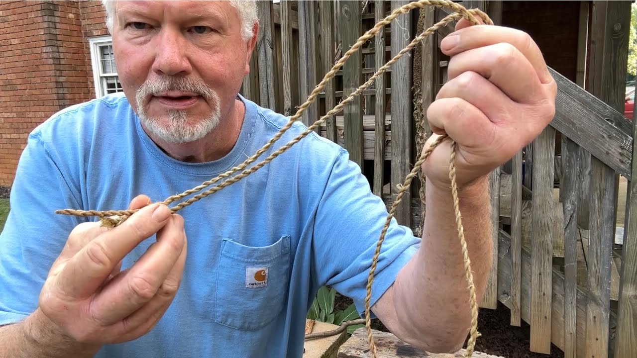 How To Reverse Wrap Bow Drill Bowstrings: Jute n Kudzu
