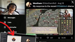 Odablock Calls Westham on Discord after the drama goes viral on twitter