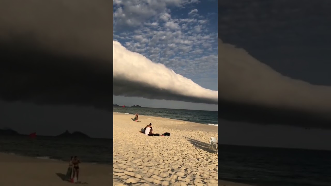 Nuvem assustadora no Rio de Janeiro # notícia #nuvem #riodejaneiro #areia #viral #flipaclip #flp