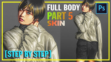 [ Photoshop Tutorial ] How to Make Vector / Vexel Art [PART 5 - SKIN ] (ひらて ゆりな)
