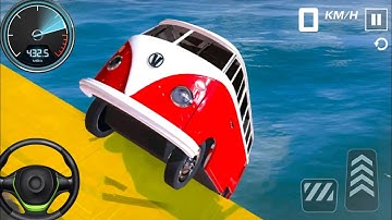 Impossible Bus Stunt Driving - Bus Tracks Stunts Ramp Racing - Android Gameplay #5