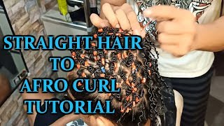 Celebrity STRAIGHT HAIR TO AFRO CURL TUTORIAL Net Worth