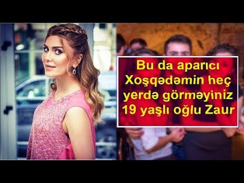 Bu da aparıcı Xoşqədəmin heç yerdə görməyiniz 19 yaşlı oğlu Zaur