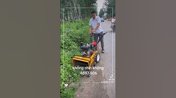 Máy cắt cỏ trục băm, máy xới đất 4 chức năng tự hành động cơ dầu diesel 178F. #maycatco #mayxoidat