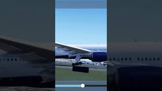 X-Plane 10 mobile B777-200er smooth landing