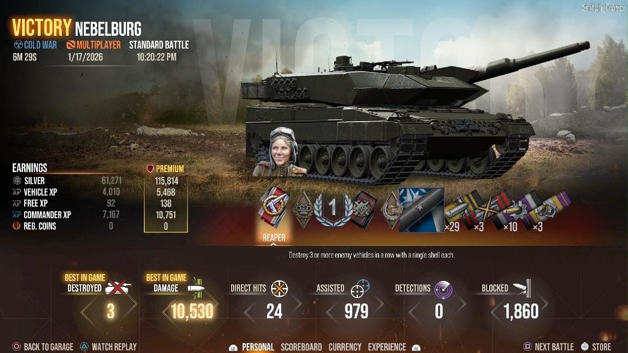 World of Tanks - Leopard 2A5 - 10K Damage