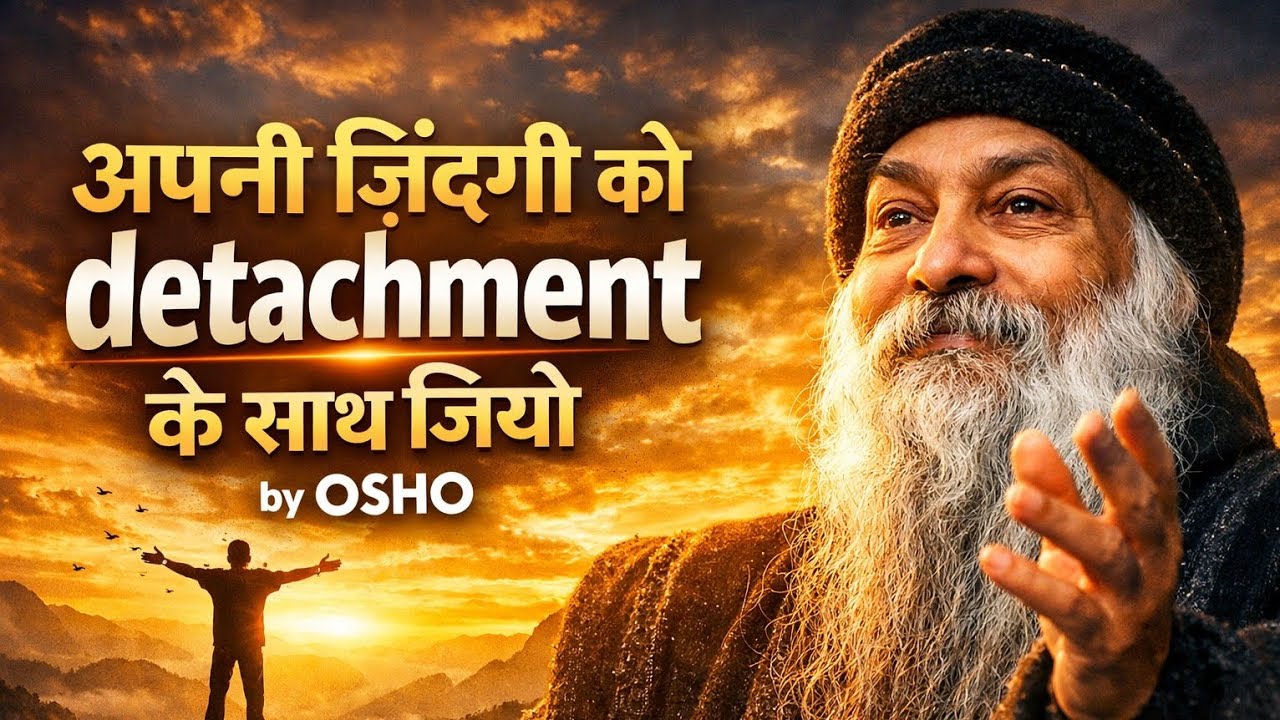 अपनी ज़िंदगी को detachment के साथ जियो by osho