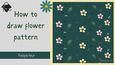 HOW TO DRAW FLOWER PATTERN | INKSCAPE
