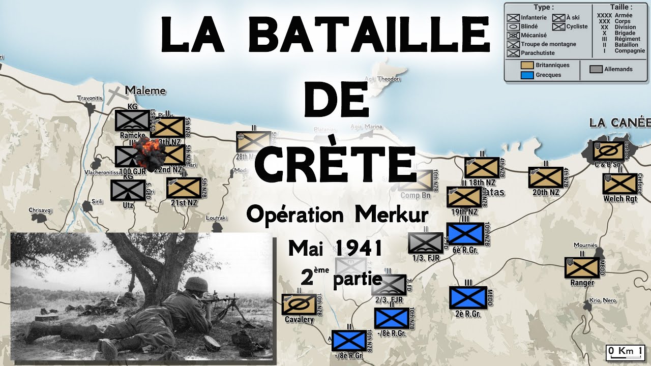 La Bataille de Crète - Mai 1941 [2ème partie] - YouTube