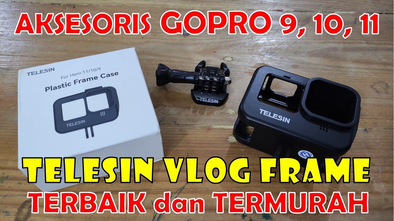 Vlog Frame Example VLOG FRAME CASE UNTUK GOPRO HERO 9, 10 DAN 11 | TELESIN AKSESORIS GOPRO ...