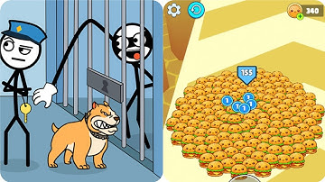 Thief Puzzle vs Food Run 3D Max Level gameplay