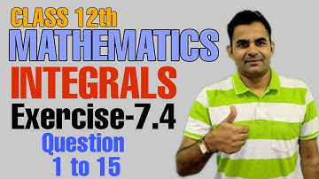 Class 12 Integral Ch 7 exercise 7.4 question 1 to 15 |Class 12 ch7 ex7.4 | Integration | TackleStudy