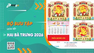 KHÁM PHÁ 100+ MẪU LỊCH TẾT HAI BÀ TRƯNG 2026 MỚI NHẤT