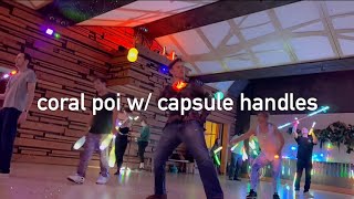 coral poi with capsule handles :: featuring the multi-talented Jeremiah Johnston