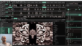 How to create a Show Deck in #Resolume - the Samoan Mask Scene