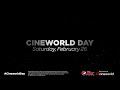 Celebrate cinema with &pound;3 tickets on Cineworld Day - February 26, 2022 only!