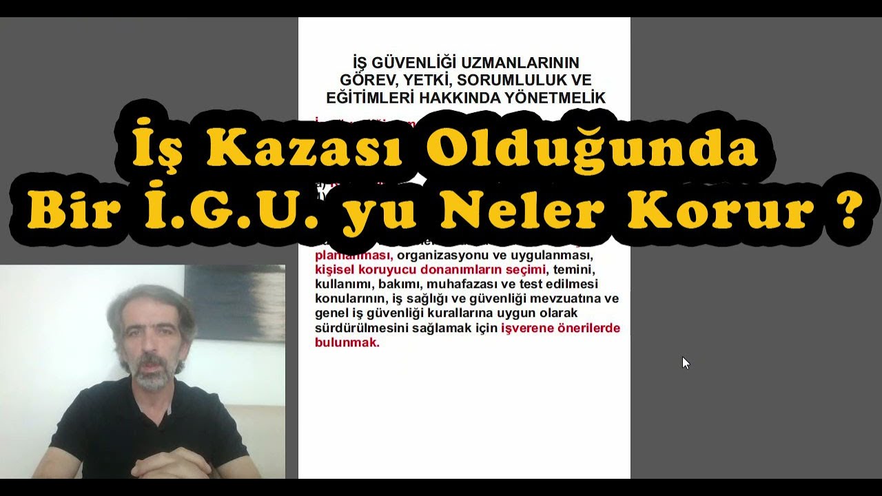 İŞ GÜVENLİĞİ UZMANLARI İÇİN KAZA OLUNCA NELERE BAKILIR ?