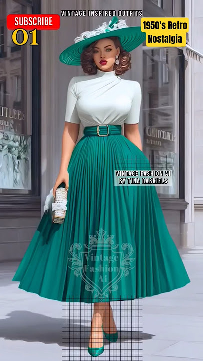 Bring Back the 1950s: Elegant & Timeless Fashion for Women Over 50, 60 #MatureFashion #FashionOver50